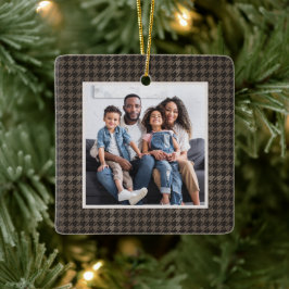 Adorno De Cerámica Navidades fotográficos clásicos neutrales de Hound