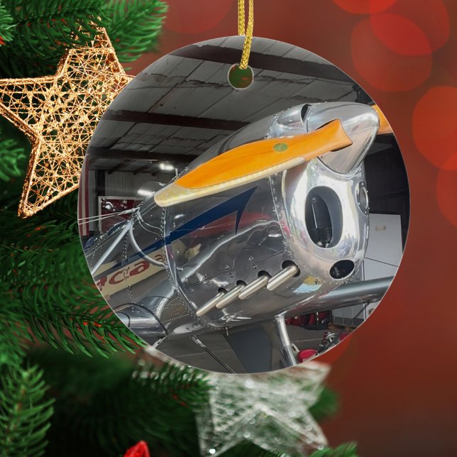 Adorno De Cerámica Navidades fotográficos de aviones de aviación Cer  (Subido por el creador)