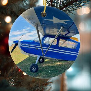 Adorno De Cerámica Navidades fotográficos de aviones de aviación Cer 