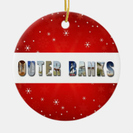 Adorno De Cerámica Navidades fotográficos de Outer Banks North Caroli