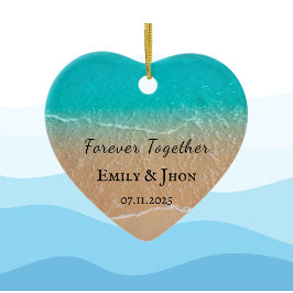 Adorno De Cerámica Navidades fotográficos de parejas recién casadas e