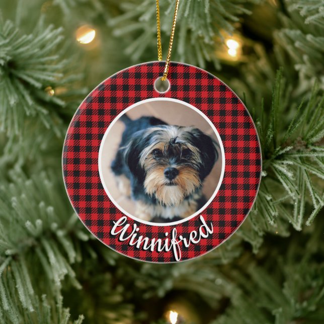 Adorno De Cerámica Navidades fotográficos Mascotas personalizados de  (Árbol)