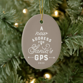 Adorno De Cerámica Navidades fotográficos neutrales y divertidos de l