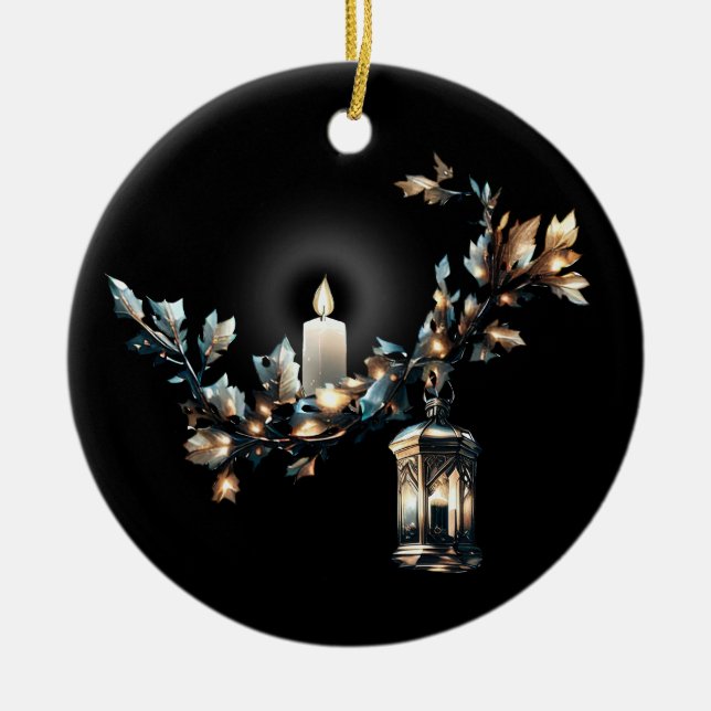 Adorno De Cerámica Navidades góticos (Frente)