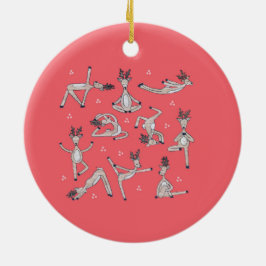 Adorno De Cerámica Navidades guapos Yoda Deer Ornament