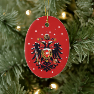 Adorno De Cerámica Navidades Habsburg Doppeladler