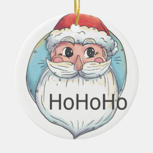 Adorno De Cerámica navidades ho santa claus