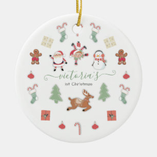 Adorno De Cerámica Navidades Holiday Mobile Baby Shower