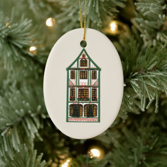 Adorno De Cerámica Navidades ilustrados Fotografía de la casa de marc (Árbol)