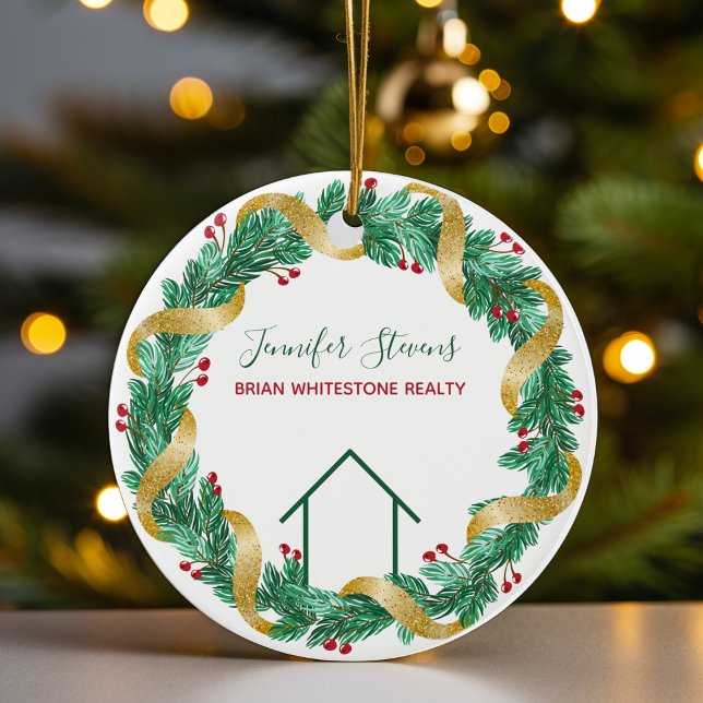 Adorno De Cerámica Navidades inmobiliarios elegante Personalizado de  (Subido por el creador)