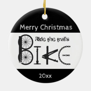 Adorno De Cerámica Navidades Inspiradores de graffiti en bicicleta po