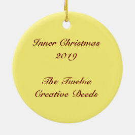 Adorno De Cerámica Navidades interiores Círculo de estrellas 2019