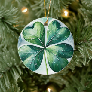 Adorno De Cerámica Navidades irlandeses bendiciendo lo personalizado