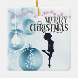 Adorno De Cerámica Navidades irlandeses de danza personalizada Hard S