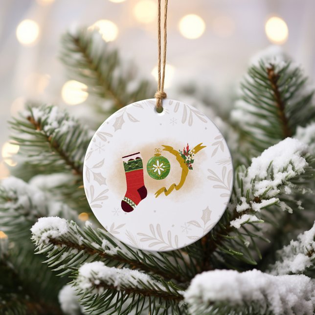 Adorno De Cerámica Navidades Joy Photo (Subido por el creador)