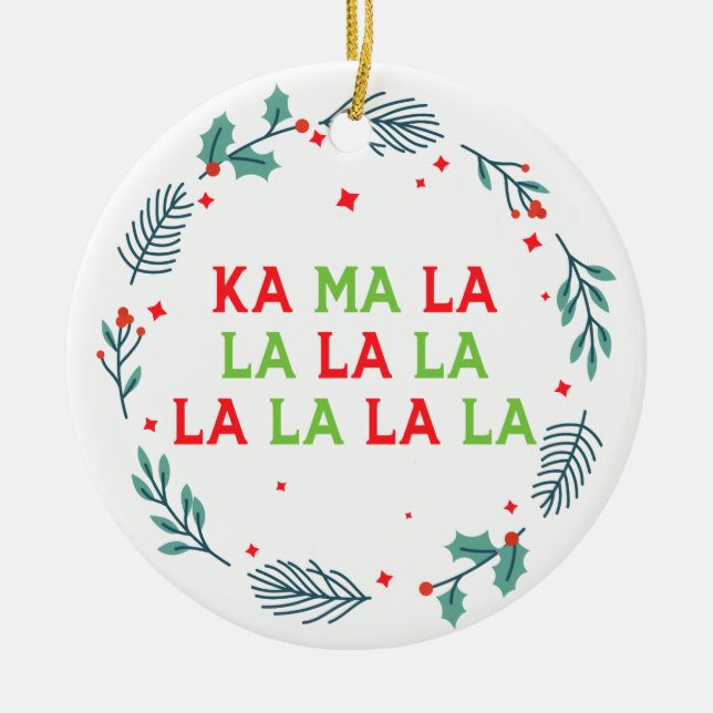 Adorno De Cerámica Navidades Kamala Harris Vicepresidente de los Esta (Frente)