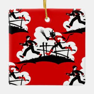 Adorno De Cerámica navidades krampus