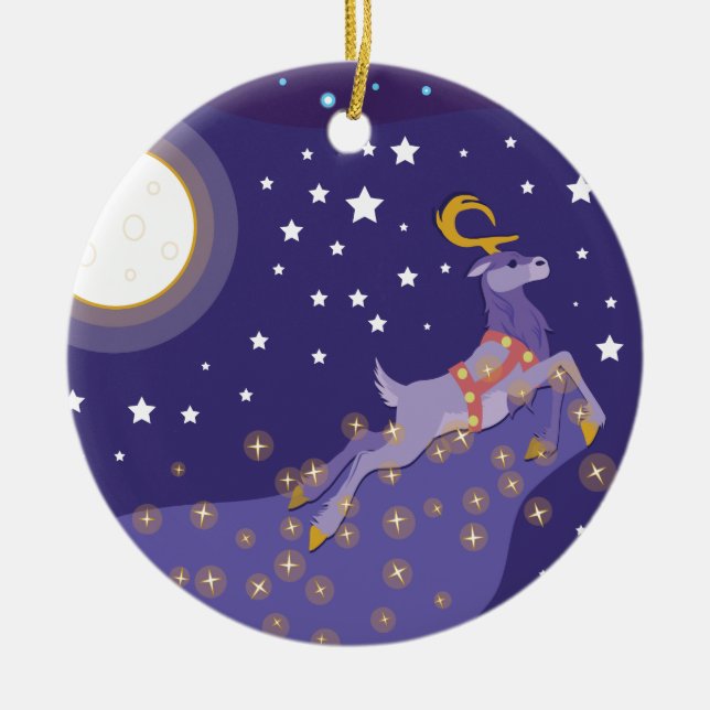 Adorno De Cerámica Navidades mágicos (Frente)