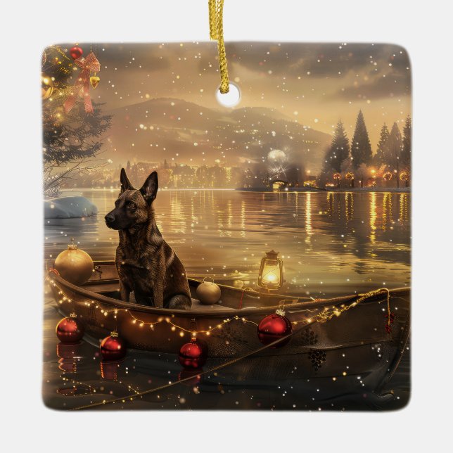 Adorno De Cerámica Navidades malineses de Bélgica: Viaje festivo (Anverso)