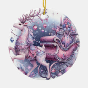 Adorno De Cerámica Navidades malmorados y extravagantes renos