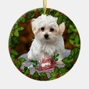 Adorno De Cerámica Navidades malteses