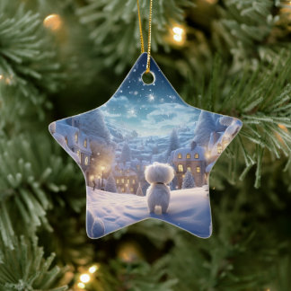 Adorno De Cerámica Navidades malteses únicos, regalo para los amantes