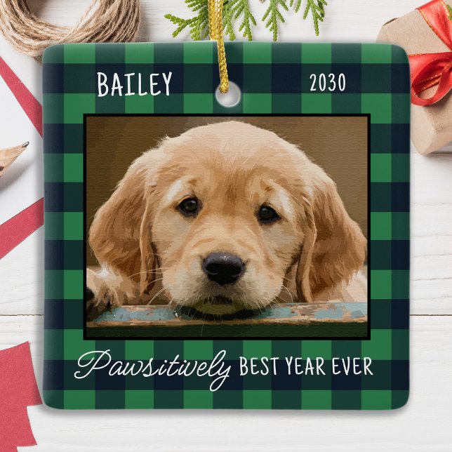 Adorno De Cerámica Navidades mascotas Personalizados Foto Perro de Ca (Subido por el creador)