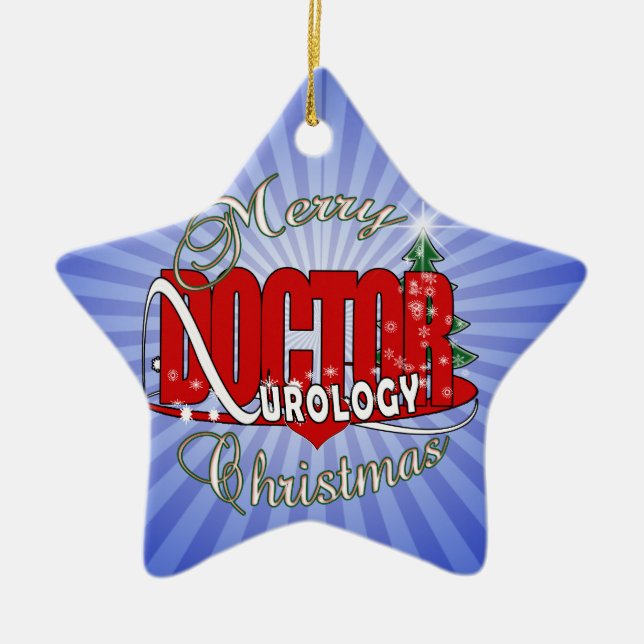 ADORNO DE CERÁMICA NAVIDADES MÉDICA UROLOGÍA UROLOGISTA (Frente)