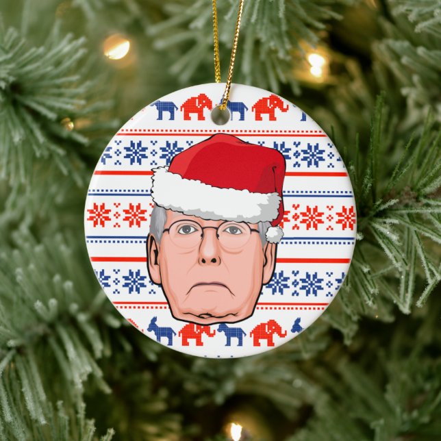 Adorno De Cerámica Navidades MITCH MCCONNELL (Árbol)