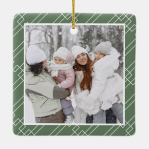 Adorno De Cerámica Navidades modernos de bayas verdes