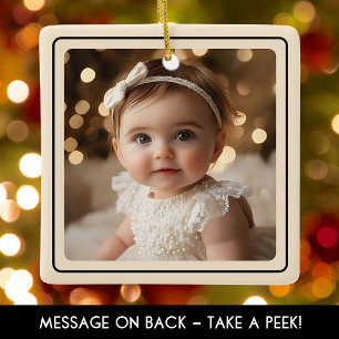 Adorno De Cerámica Navidades modernos de fotografía para niños Champa
