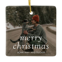 Navidades modernos de fotografía simple