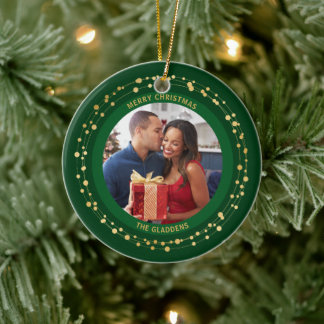 Adorno De Cerámica Navidades modernos de moda Pareja de acento oscuro