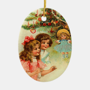 Adorno De Cerámica Navidades Morning Ornament