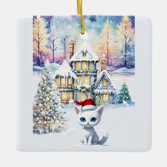 Adorno De Cerámica Navidades MUY KIT KAT (Anverso)