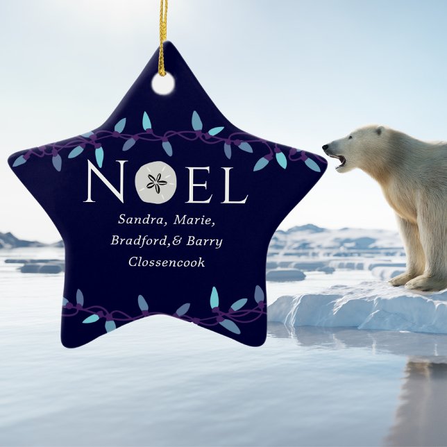 Adorno De Cerámica Navidades náuticos de la Marina Azul de Noel (Subido por el creador)