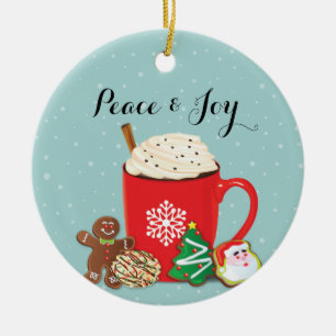 Adorno De Cerámica Navidades navideños de cocina y cacao