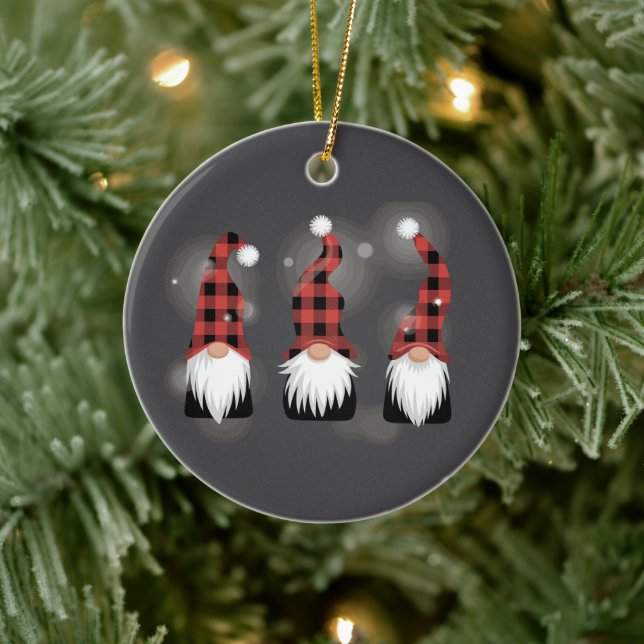 Adorno De Cerámica Navidades navideños navideños divertidos en invier (Árbol)