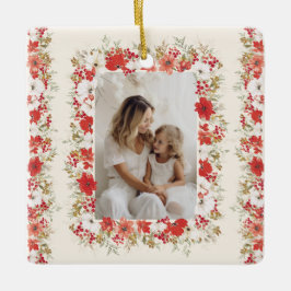 Adorno De Cerámica Navidades Nombre de foto año tradición Keepsake