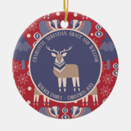 Adorno De Cerámica Navidades Nórdicos escandinavos personalizados