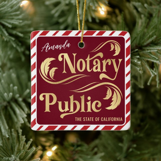 Adorno De Cerámica Navidades notariales de fotografía pública (Árbol)