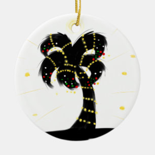 Adorno De Cerámica Navidades Palm