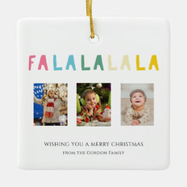 Adorno De Cerámica Navidades Pastel Cita Fa La 3 Collage de fotos