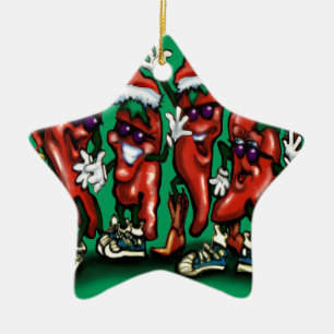 Adorno De Cerámica Navidades Peppers