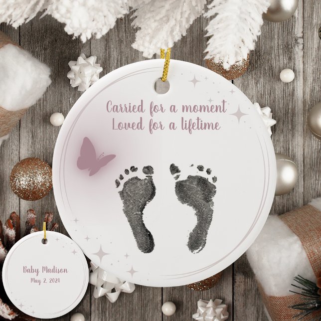Adorno De Cerámica Navidades Personalizado Su bebé Pies Imprime marip (Subido por el creador)