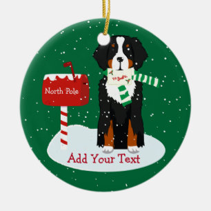 Adorno De Cerámica Navidades personalizados Carta A Santa Ana