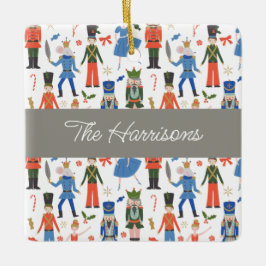 Adorno De Cerámica Navidades personalizados de cazadores de nueces