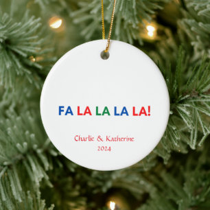 Adorno De Cerámica Navidades personalizados de honor de navidad perso