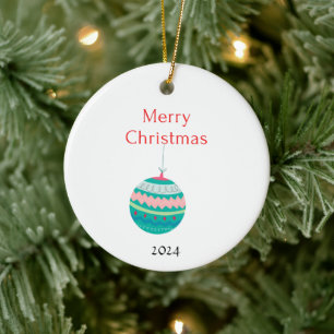 Adorno De Cerámica Navidades personalizados de honor de navidad perso