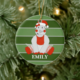 Adorno De Cerámica navidades personalizados de illusima rhino